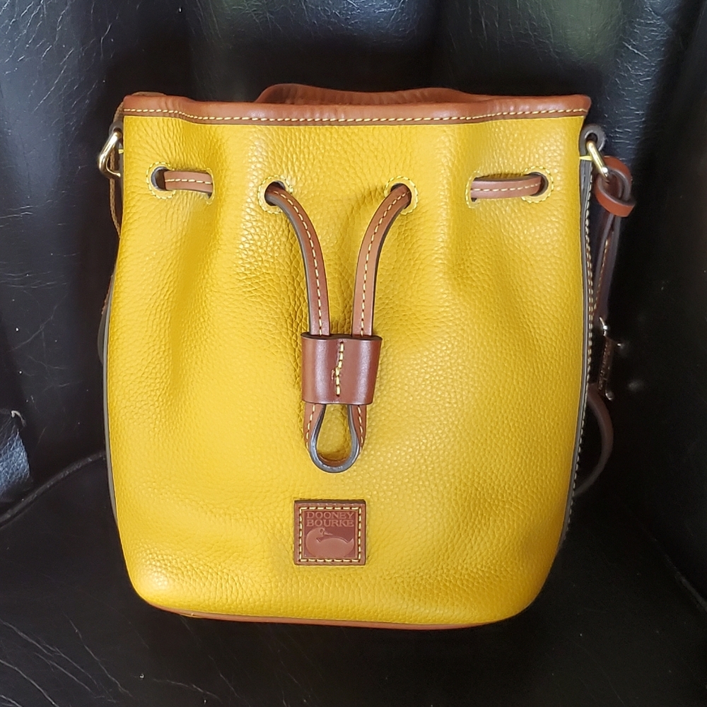 Dooney & Bourke Pebble Leather Small Drawstring